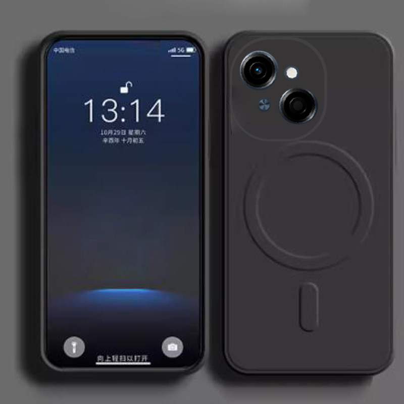 Tecno Spark GO 1 / POP 9 / Spark GO 2025 Casing Case Phone Cover Camera Protect Support Magnetic Wireless Charger