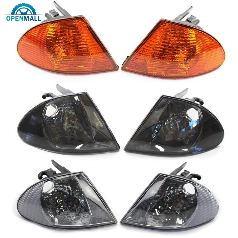 Openmall 1 ชิ้นรถไฟเลี้ยวมุม Marker Light โคมไฟที่จอดรถสําหรับ BMW 3 Series E46 98-01 320i 63136902765 63136902766 L8t6