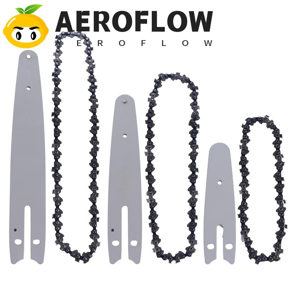 Aeroflow มินิโซ่ลูกโซ่เหล็กสําหรับเครื่องตัดไม้เลื่อยไฟฟ้า Chainsaw Guide Bar เครื่องมือไฟฟ้าอุปกรณ์เสริมโซ่ลูกโซ่ไฟฟ้า