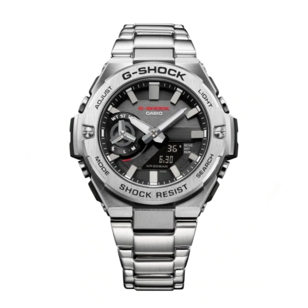 เหมาะสําหรับ g-shock GSTB500D-1A Steel Business Sport Watch G-Steel GST-B500D-1A Men Sport Watch Out