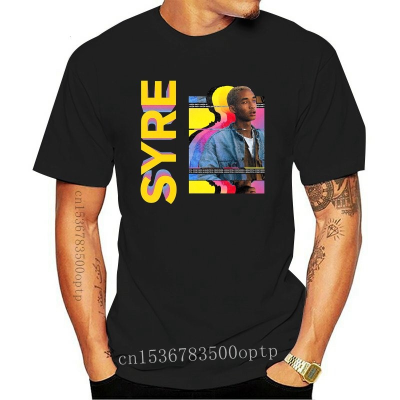 Jaden Smith Syre Design T เสื้อ Jaden Smith Hiphop Music Creative Smith Pop Rap Lit Fan Colourful