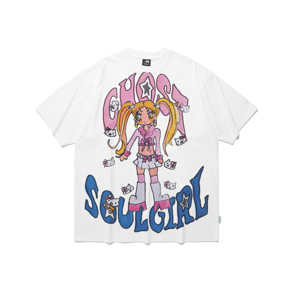 Pre-order NICE GHOST CLUB X SOULPUSSYCAT_ T-shirtSIZE S-5XL