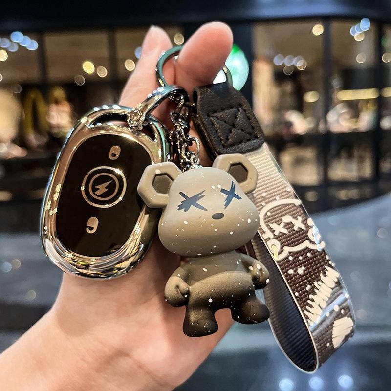 เหมาะสําหรับ ไอมา เคสป้องกันกุญแจรถไฟฟ้า กระดิ่งโต๊ะ ลูน่า ฟอง มีดขนาดเล็ก รถยนต์ไฟฟ้า เปลือกควบคุมร