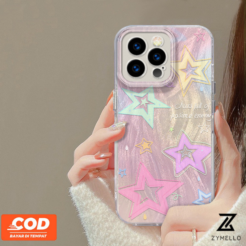 Case for OPPO OPPO Reno12 F 5G Reno 12 5G Reno 12 Pro 5G Reno 11F 5G Reno 11 5G Reno 10 5G Reno 8T 5G Reno 8T 4G Reno 8Z 5G Reno 7Z 5G Reno5 Reno4 realme C67 C65 C63 C61 C53 C55 C51 C35 C21Y c15 เคสโทรศัพท์มือถือกันกระแทกสไตล์เกาหลี INS star