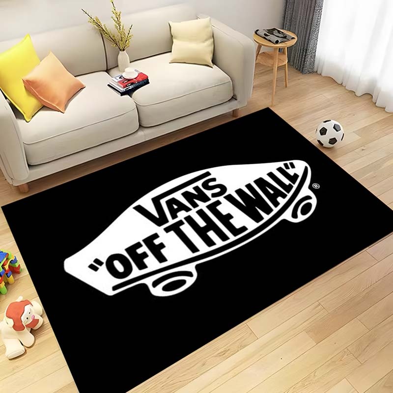 VANS รถตู้ พิมพ์พรมห้องนั่งเล่นห้องนอนขอบหน้าต่างห้องน้ําเสื่อกันลื่นตกแต่งบ้าน