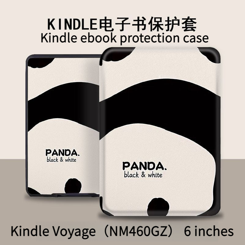 Kindle Voyage (NM460GZ) เคสป้องกัน Sleep Wake-Up ขนาด 6 นิ้ว Panda [จัดส่งในวันเดียวกัน]