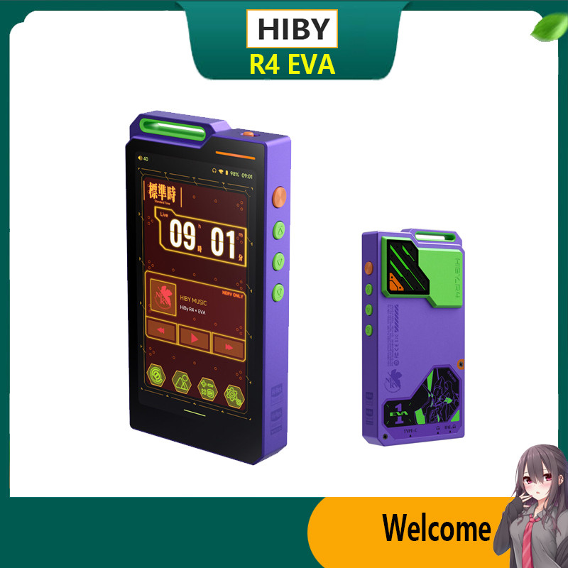 Hiby R4 EVA Bluetooth HIFI เครื่องเล่นเพลงแบบพกพา HIFI ACG ถอดรหัสหูฟัง MP3
