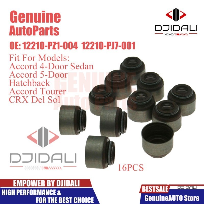 (16 ชิ้น) ซีลวาล์ว NOK เหมาะสําหรับ HONDA PH12 PH15 D15B D16 PH16 B18 B20 12210-PZ1-004 12210-PJ7-00