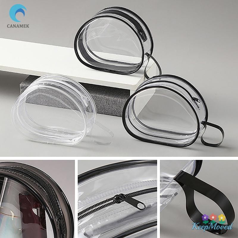 Keepmoved PVC โปร่งใสหน้าอก Patch กระเป๋าเก็บตุ๊กตาถุงเก็บฝุ่นกลางแจ้งกันน้ําเครื่องสําอาง Organizer กล่อง Thicken กระเป๋าสตางค์ใหม่