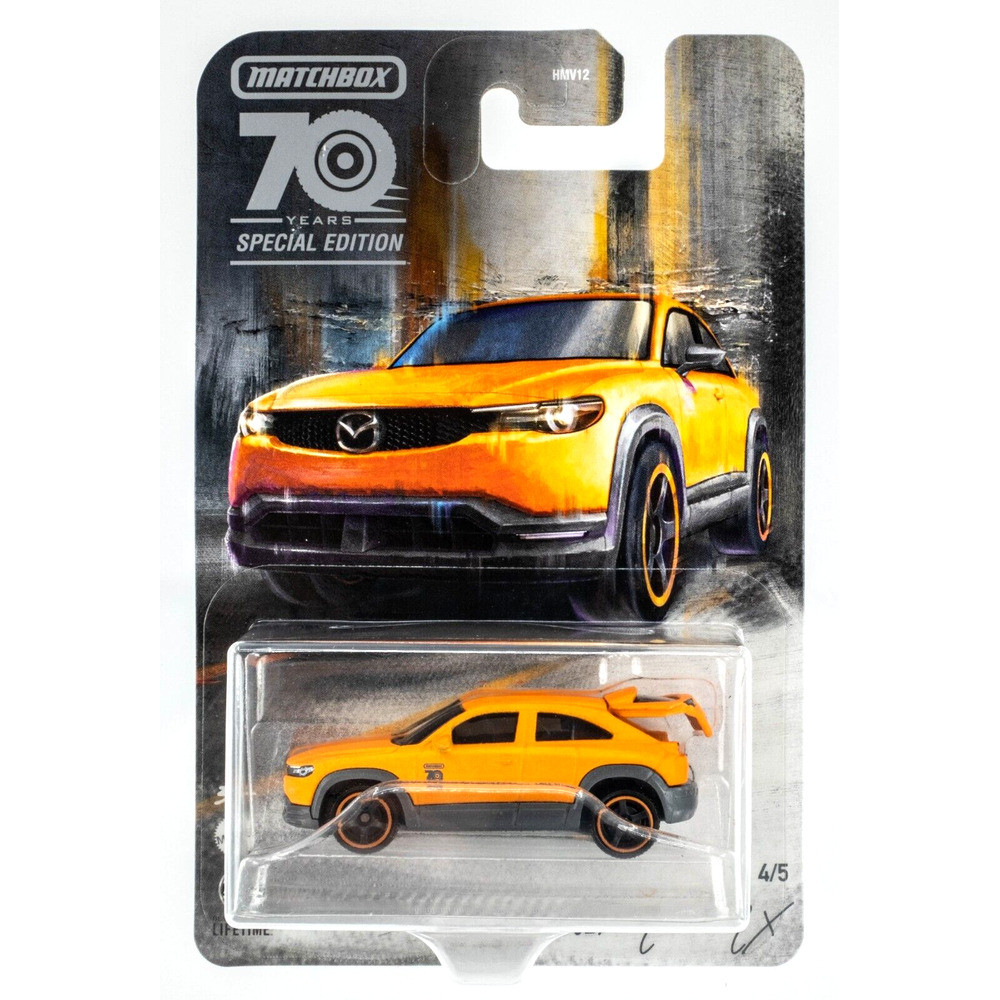 2023 Matchbox Moving Parts 70th #4 2021 Mazda MX-30 ORANGE | Luggage HATCH | เอฟเอสซี