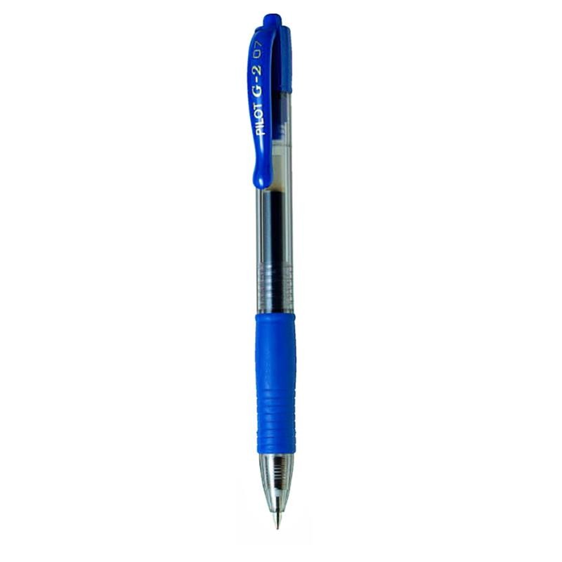 PILOT ปากกาหมึกเจล 0.7มม. หมึกสีน้ำเงิน รุ่น BL-G2-7-L