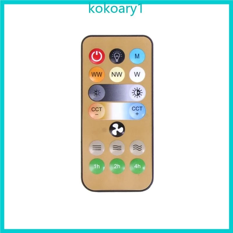 Koko ปรับความเร็ว IR รีโมทคอนโทรลทดแทนสําหรับไฟพัดลมเพดาน E27