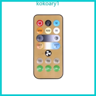 Koko ปรับความเร็ว IR รีโมทคอนโทรลทดแทนสําหรับไฟพัดลมเพดาน E27