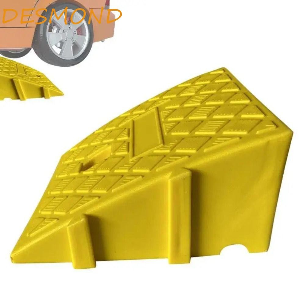 ทางลาดเกณฑ์รถ DESMOND, น้ําหนักเบาทนทาน Curb Ramp, Heavy Duty เกณฑ์ Ramp พลาสติกแบบพกพาพื้นผิวพื้นผิวล้อกันลื่น Chock Driveway