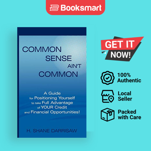 Common Sense Aint Common - หนังสือปกอ่อน - อังกฤษ - 9781434375599