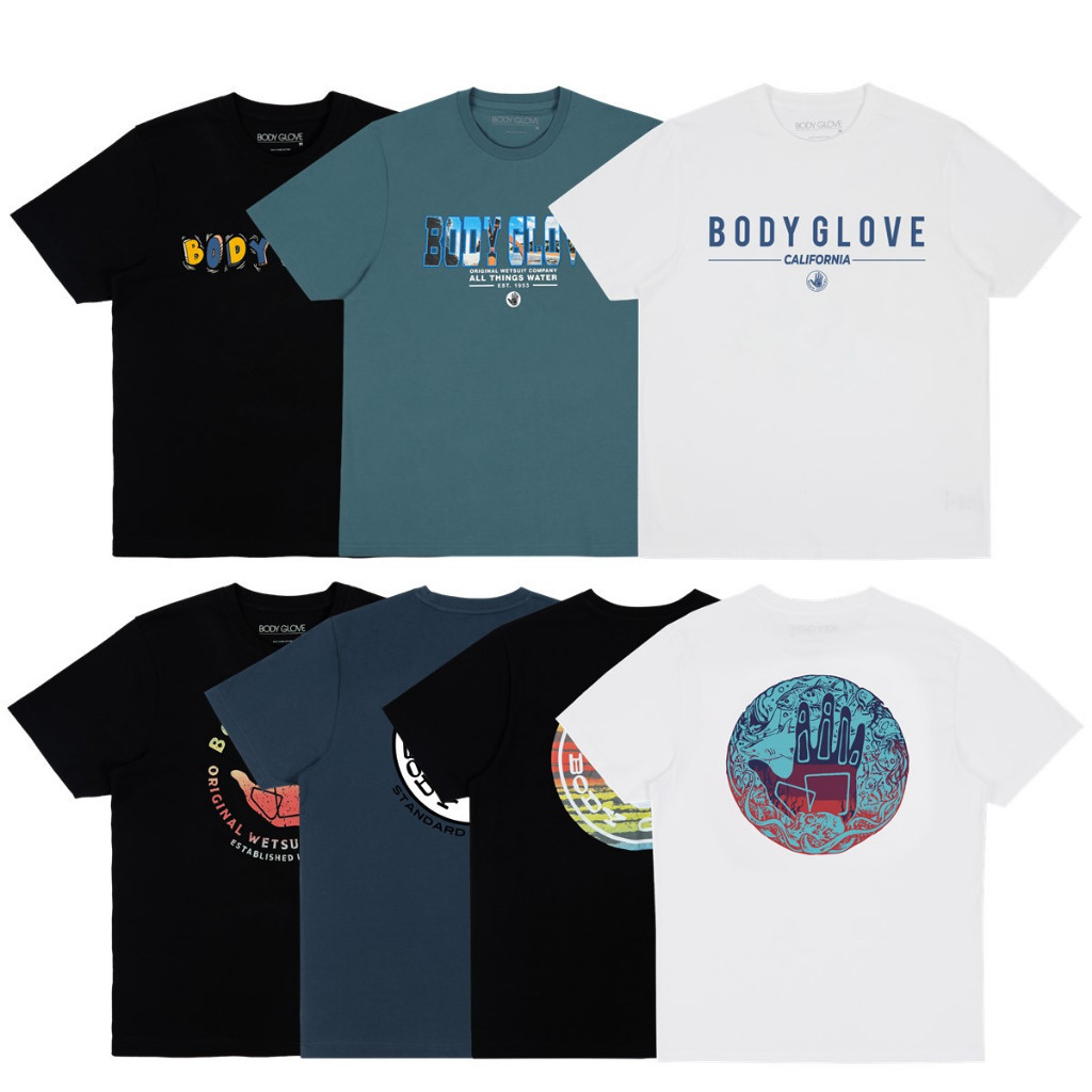 [เสื้อยืด]BODY GLOVE Graphic T-Shirt เสื้อยืดลายกราฟฟิก Fall 2024S-5XL