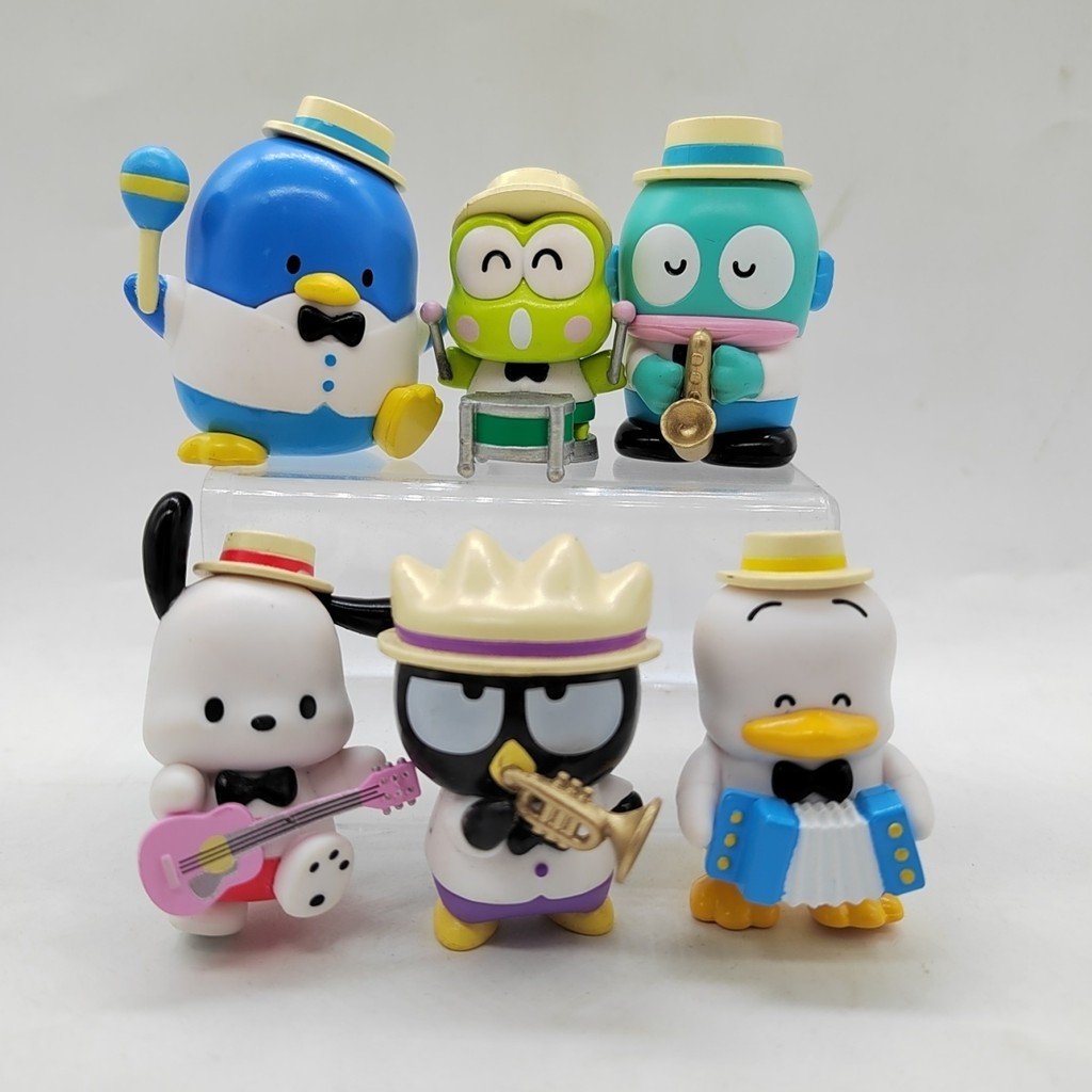 สินค้าจํานวนมากของแท้ SANRIO hapidanbui สมาชิกร้องเพลงเต้นรํา Mystery กล่องรูปข้อบกพร่องตกแต่งการ์ตูน Animation สินค้า