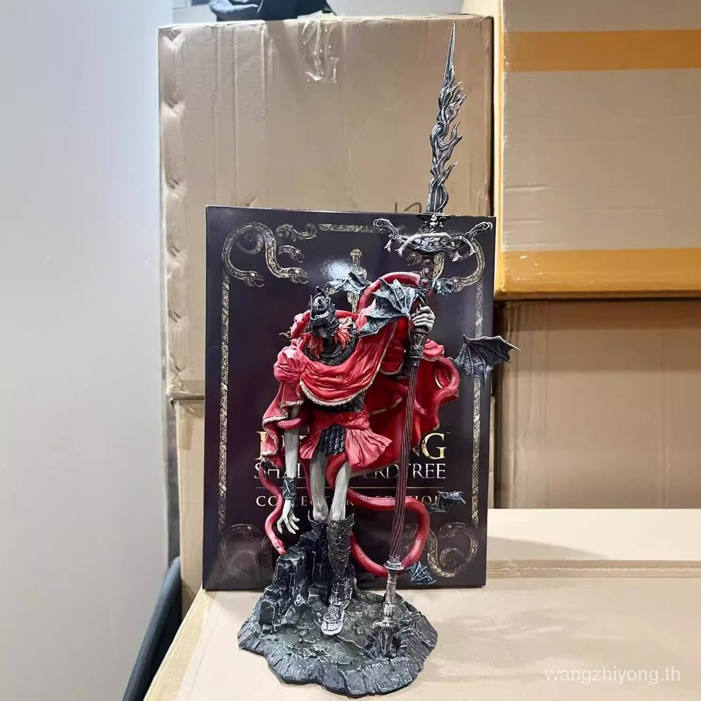 Elden แหวนเงาของต้นไม้สีทอง Shadow Old Man Ring Collector's Edition Limited Statue Model Decoration 