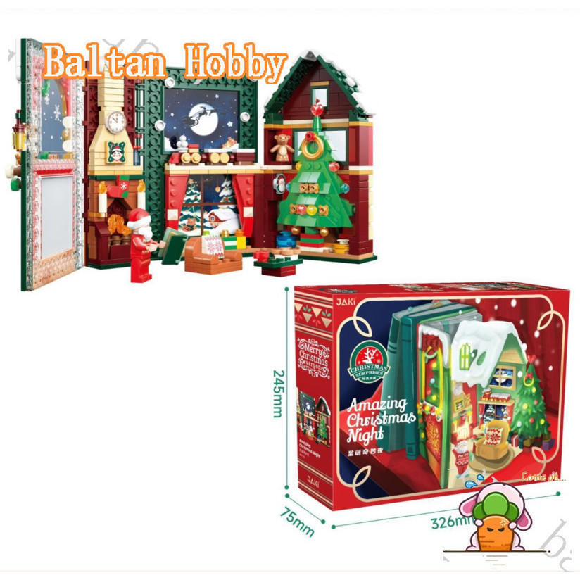 Baltan ของเล่น BH8X ใช้งานร่วมกับ JK5155 Christmas Magic Night Magic Book JK5128 คริสต์มาส Elf Tree 