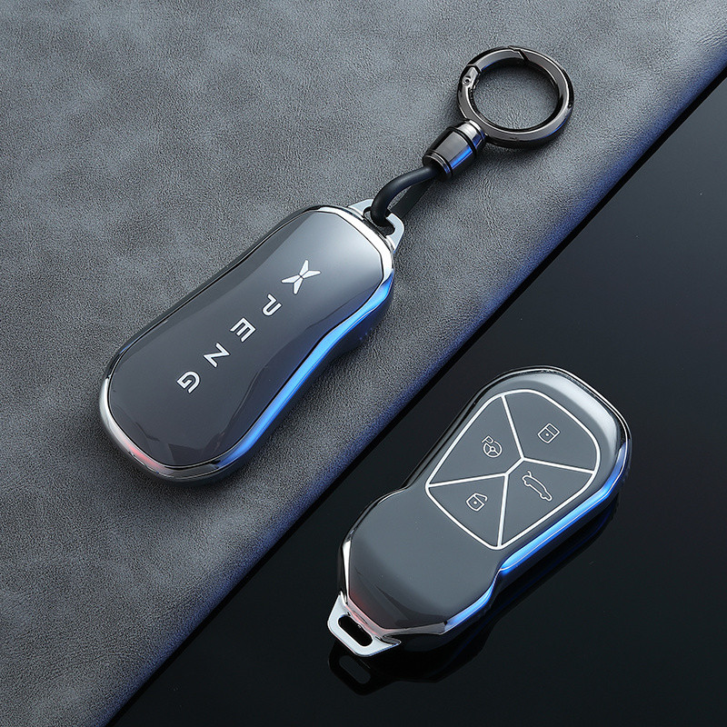 2024/2025 xpeng G6 ยางนุ่มกรณีกุญแจ High-End ป้องกันกรณีจี้โลหะ xiaopeng accessory