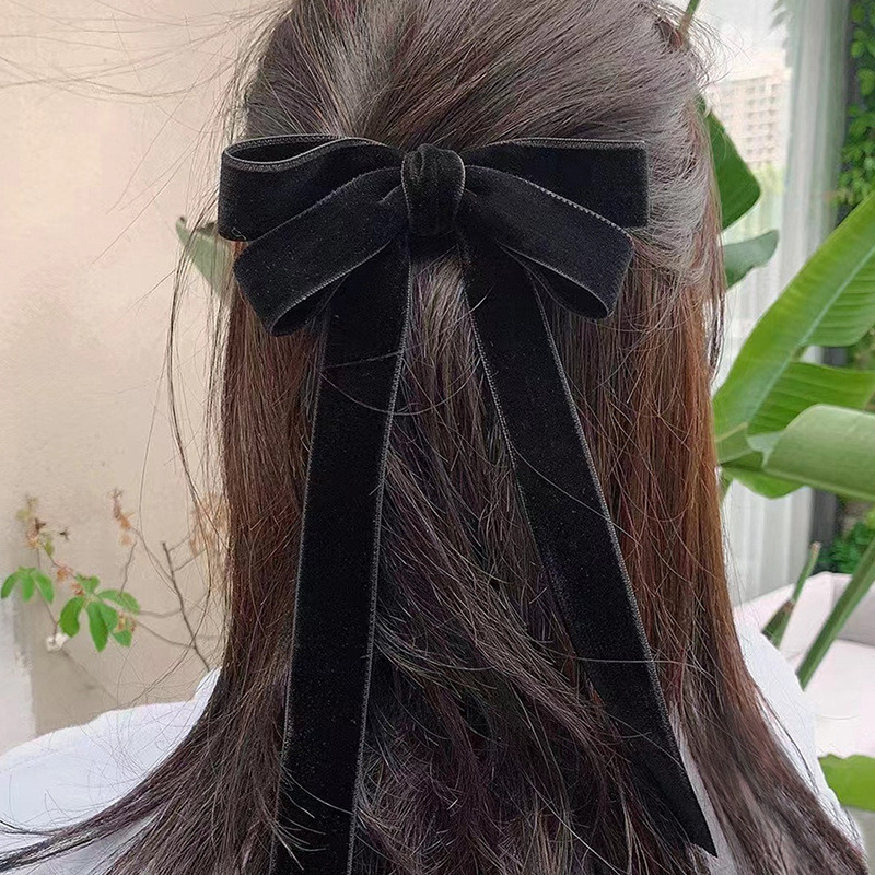 2024 Bow Streamer กิ๊บติดผมหญิง Hairpin All-Match High-End เครื่องประดับผม ราคา ถูกที่สุด ดีลบีเคเค แกลเลอรีภาพที่ 2
