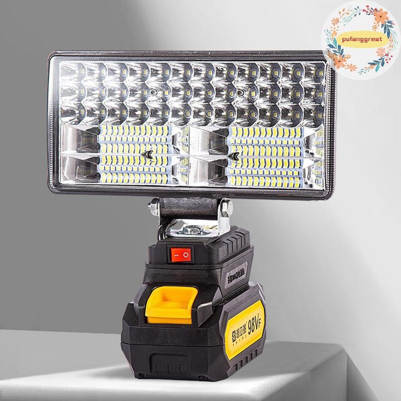 Pufanggreat สําหรับ 18V Li-ion ไฟ LED ทํางาน 3/4 นิ้วไฟฉายแบบพกพาฉุกเฉินน้ําท่วมโคมไฟ Camping โคมไฟ TH
