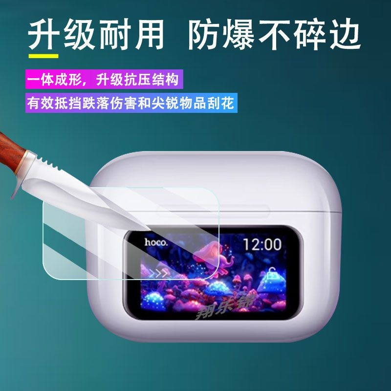 Stock Ready2pcs Clear Screen Protector ฟิล์มป้องกันสําหรับ HOCO EW72 ฟิล์มป้องกันแบบยืดหยุ่น Ultra-thin TPU Soft Film - รูปที่ 4