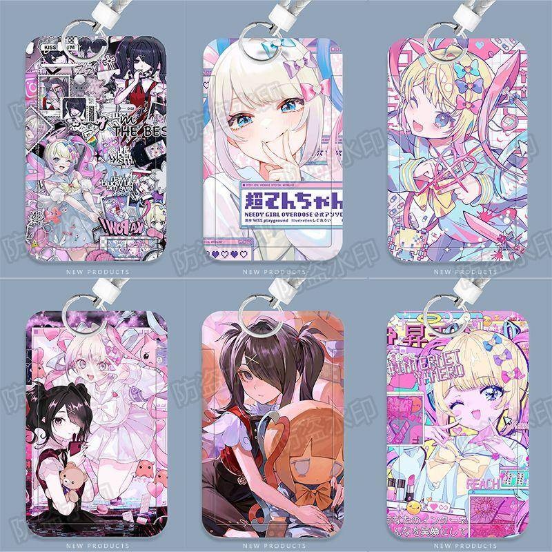 Needy Streamer Overload Ame-chan OMGkawaii ที่ใส่การ์ดเลื่อน Angel-chan วัสดุ ABS สําหรับ ID นักเรียน รถบัส การ์ดการเข้าถึง