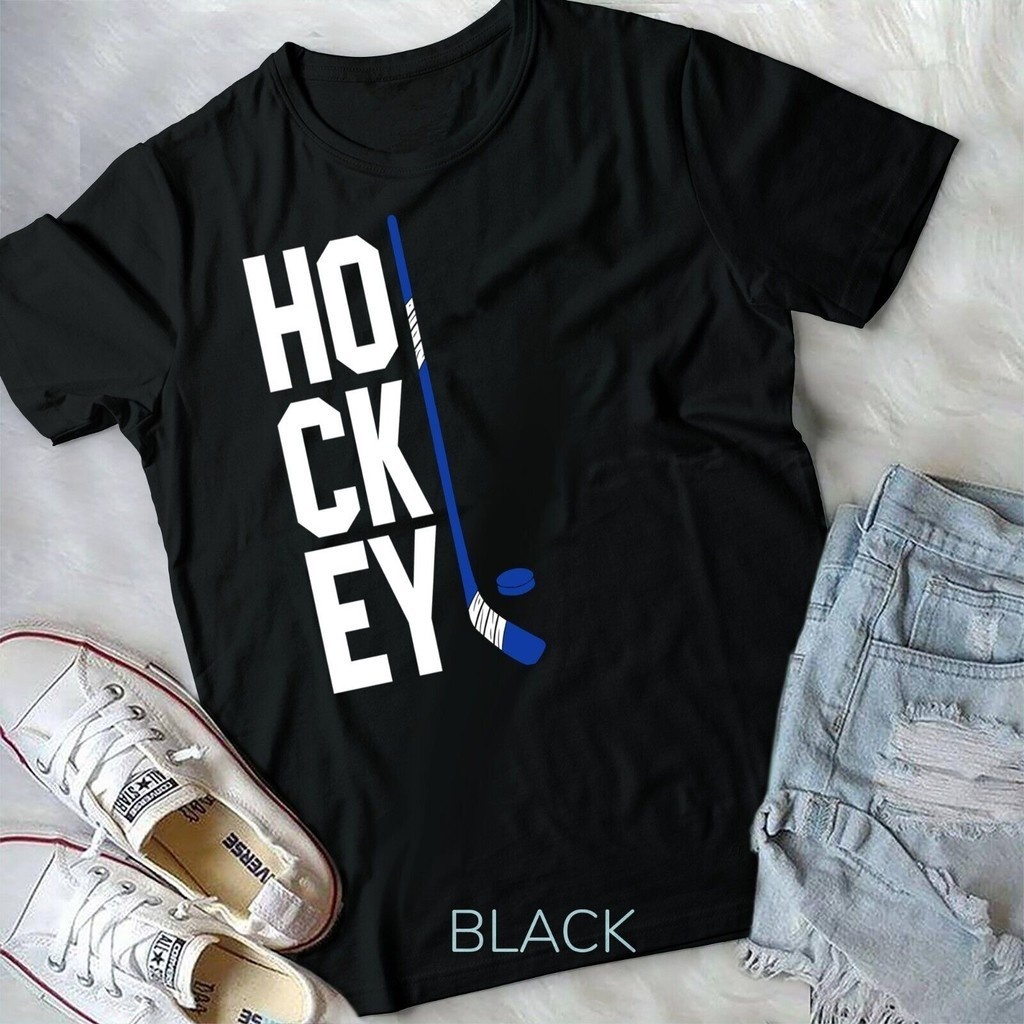 ใหม่ Ice Hockey Player Hockey Son Gift Hockey เสื้อยืด Unisex