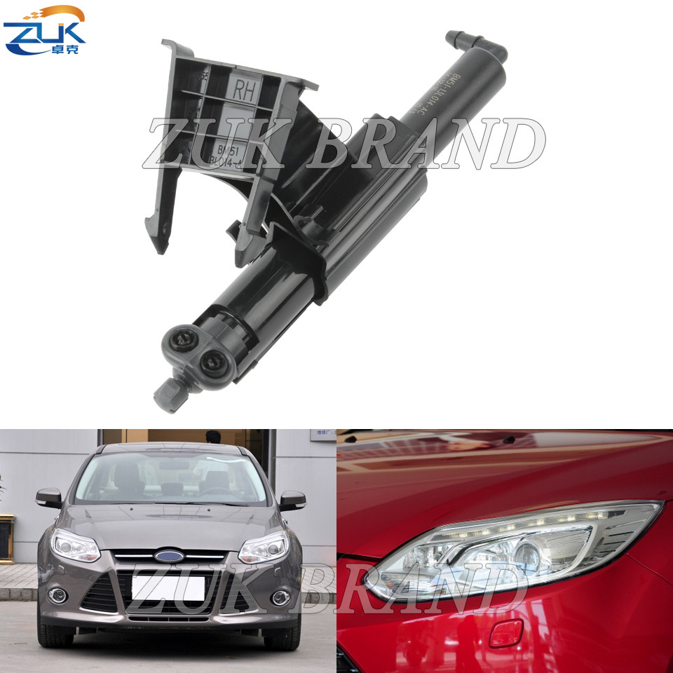 Zuk ไฟหน้าหัวฉีดเครื่องซักผ้าไฟหน้าสเปรย์น้ํา Jet สําหรับ FORD FOCUS MK3 2012 2013 2014 2015 2016 2017