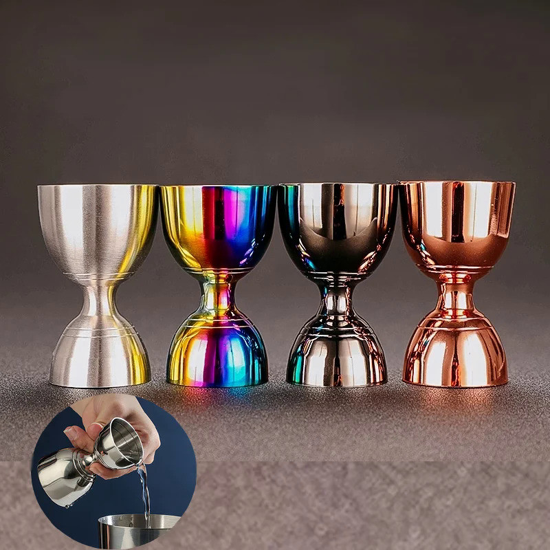 30/60ml Cocktail Measuring Cup Elegance Bartending Drink Mixer Jigger Bar Measure Tools Barware