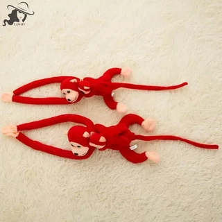 Lishu 60 ซม.แขนยาวหางลิงตุ๊กตา Plush ผ้าม่านเด็ก Sleeping Appease สัตว์ของเล่นรถตกแต่งวันวาเลนไทน์ Gi th