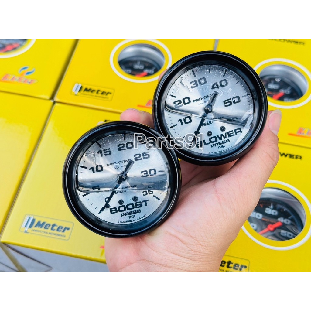 วัดบูสหน้าน้ำมันหน้าเงินขอบดำ 35 ปอนด์และ 60 ปอนด์ ตัวเปล่าหรือจะซื้อพร้อมขาดาวดำล้วน(รับประกันน้ำมันรั่ว 3 เดือน) - รูปที่ 2