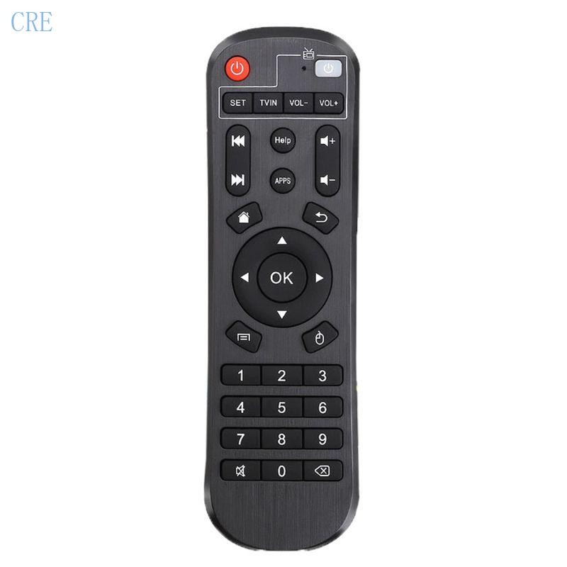 Cre สําหรับสมาร์ททีวีรีโมทคอนโทรล H96 สําหรับ Android TV Box H96 Max H2 H96 Max Plus X96 M