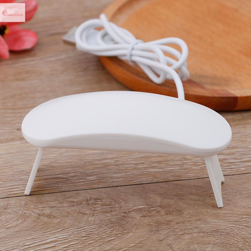 Cod 6W 80cm Mini UV LED Lamp USB ชาร์จเจลโปแลนด์เครื่องบ่มเครื่องเป่าเล็บใหม่