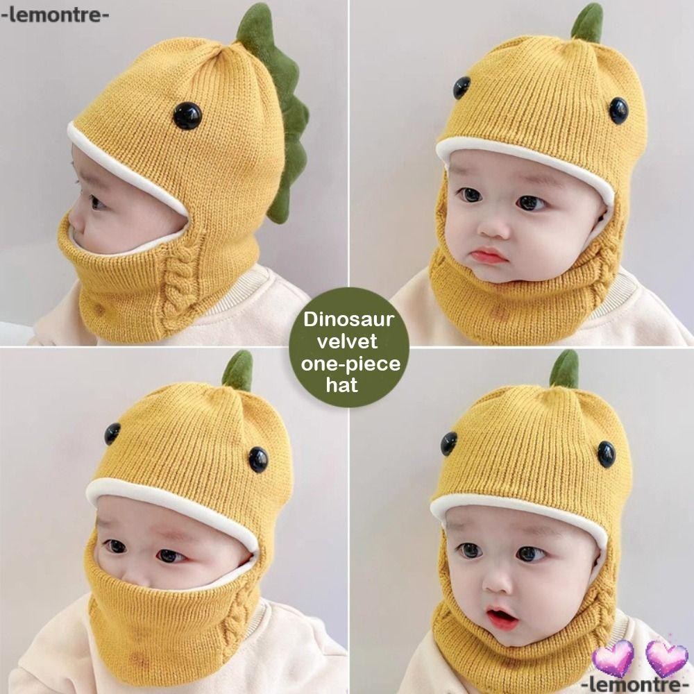 Lemontre ​​หมวกอุ่นเด็ก, หมวกป้องกันหูผ้าขนสัตว์นุ่ม, เด็กทารกสวมหมวกปิดหูกันหนาวเด็ก ที่รัก