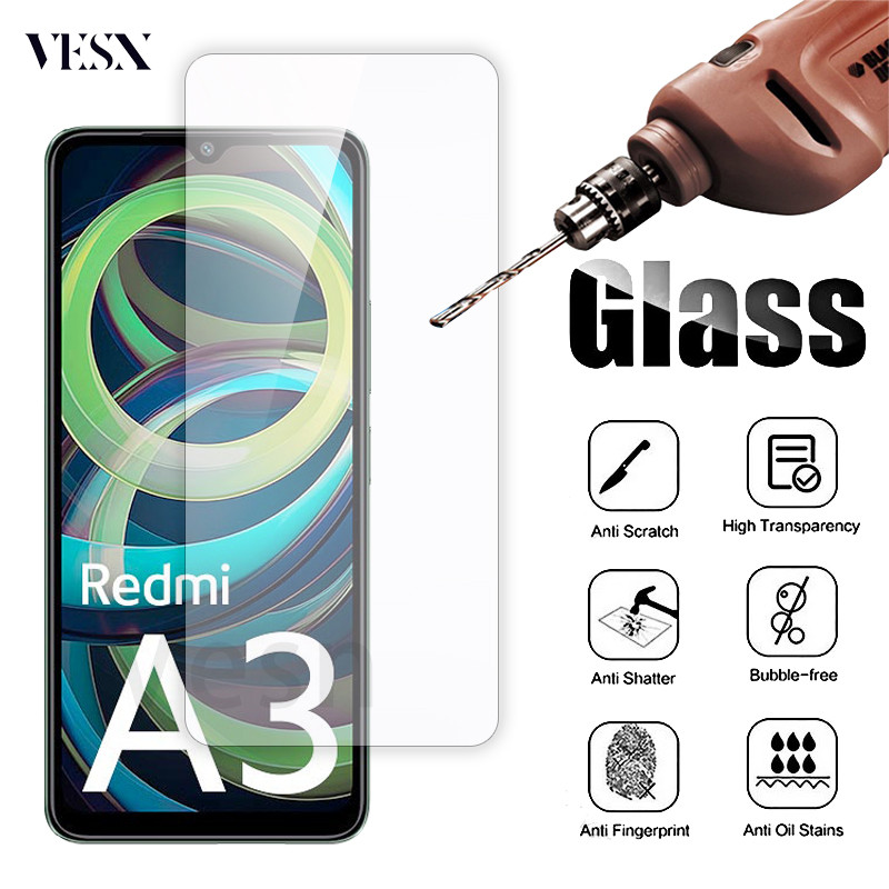 ฟิล์มกระจก ใส Redmi 14C 14R 13 13C 12 12C 10 10C 10A 9 9T 9C 9A A4 A3 A3x Pro A2 A2+ A1 A1+ Plus 4G 5G 2024
