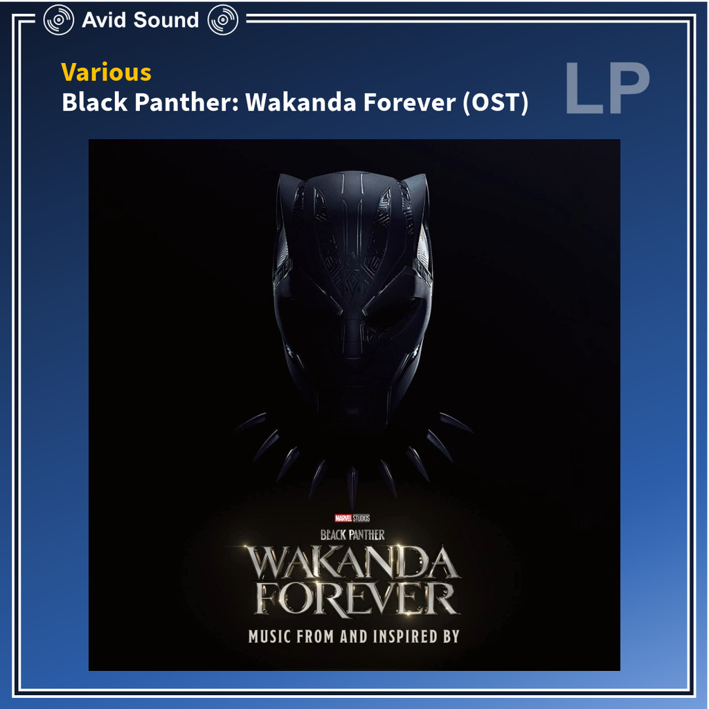 [ ออก E-Tax ได้ ] แผ่นเสียง Black Panther Wakanda Forever Soundtrack ใหม่ ซีล Black Panther Wakanda 