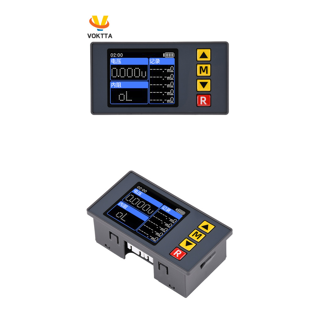 Voktta TS457 เครื่องทดสอบความต้านทานแรงดันไฟฟ้าสนับสนุนการบันทึก 5 ชุดความต้านทานภายในการวัดข้อมูล AC 4 สายวิธี DC 5V