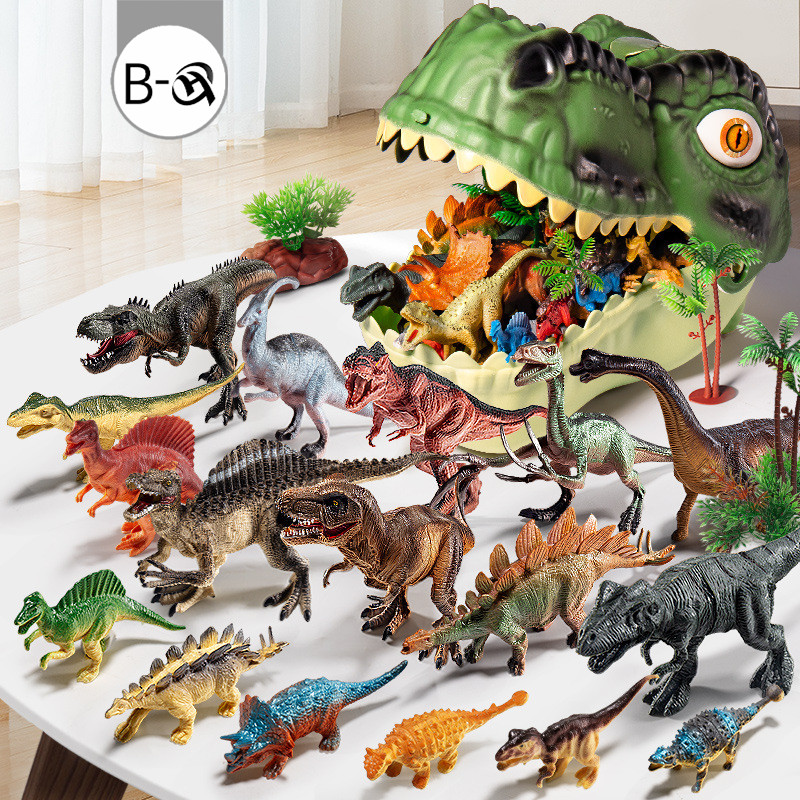 BHQ ไดโนเสาร์ของเล่น ไดโนเสาร์จำลอง โมเดลไดโนเสาร์ กล่องเก็บหัวไดโนเสาร์ ไดโนเสาร์จูราสสิคเวิลด์