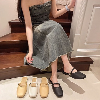 Icy.Sport พร้อมส่งจากไทย รองเท้าเปิดหัว ยาง EVA ส้นเตี้ย น้ำหนักเบา ใส่สบาย เหมาะกับผู้หญิง X130