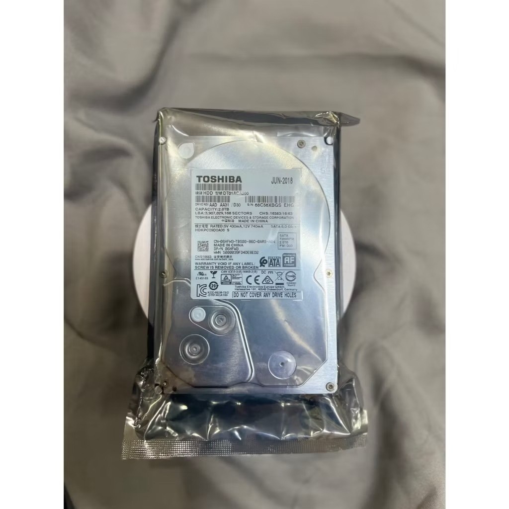 HDD  TOSHIBA 3.5 7200PM 2TB รุ่น DT01ACA200