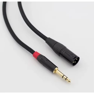 ✅ สายต่อ XLR ตัวผู้เป็น TRS 6.35mm สายสัญญาณเสียง ไมโครโฟน ยาว 1 เมตร | ต่อมิกเซอร์ เพาเวอร์แอมป์ มืออาชีพ