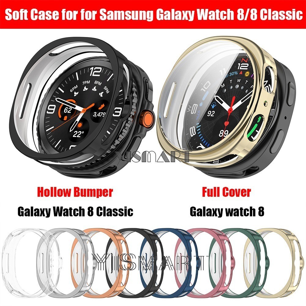 เคส TPU แบบนุ่มสําหรับ Samsung Galaxy Watch 8 Classic ฝาครอบนาฬิกากันชนป้องกันสําหรับ Galaxy Watch8