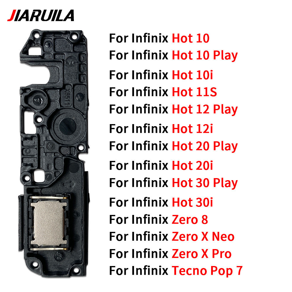ลําโพงสําหรับ Infinix Hot 10i 10 Play 11S 12 12i 20 20i 30 30i Pop 7 Zero 8 X Neo Pro Camon 19 Neo CH6i Buzzer Ringer Loud ลําโพงลําโพง Flex สายริบบิ้น