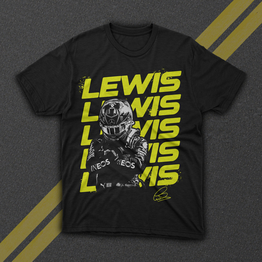 🎮 ใหม่ เสื้อยืด Lewis Hamilton Formula 1 | เสื้อ Mercedes F1 | เสื้อยืดแฮมิลตัน F1 | เสื้อยืด Lewis 