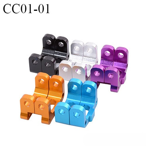 RC CC01-01 Aluminum C Hub Carrier (L/R) For  XC-CHASSIS MITSUBISHI PAJERO TAMIYA VW TOUAREG CC-01 (5