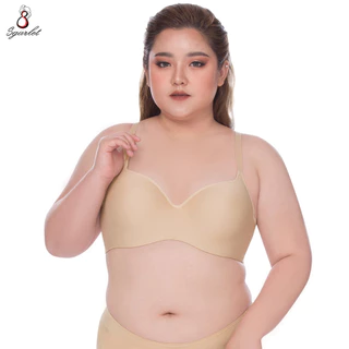 Sgarlet Plussize เสื้อในมีโครง สาวอวบ ตัวเรียบ ทรงสวยใส่สบาย ไม่กดเจ็บ ฟองน้ำปั๊มเจาะรูช่วยระบายอากาศ ไม่อับชื้น MB1719