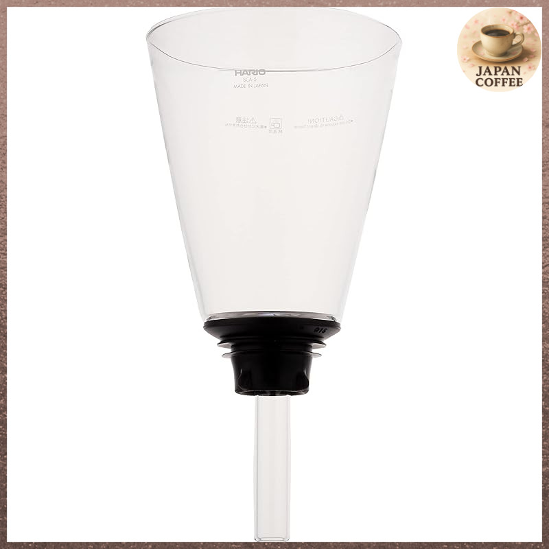 HARIO Coffee Syphon Sommelier SCA-5 Upper Bowl BU-SCA-5 & Lower Bowl BL-SCA-5 Japan Made