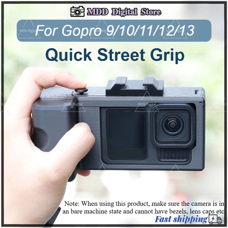 สําหรับ GoPro 9/10/11/12/13 กล้อง Grip อุปกรณ์เสริมกล้อง P3H5 Street การถ่ายภาพ Handle